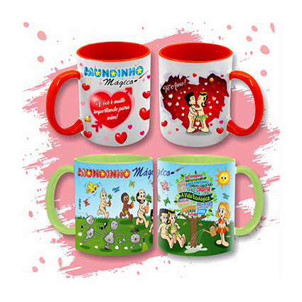 Caneca de Porcelana MaricáKids